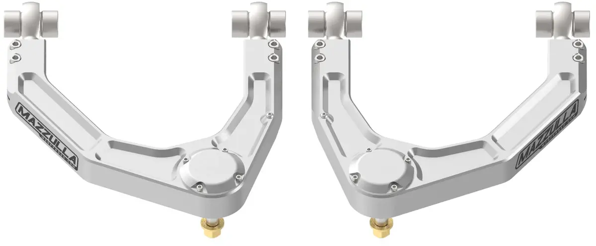 Mazzulla Billet Upper Control Arms 2007+ Toyota Tundra Silver- Pt# Mzs-T1-3 Sil (F1) 1