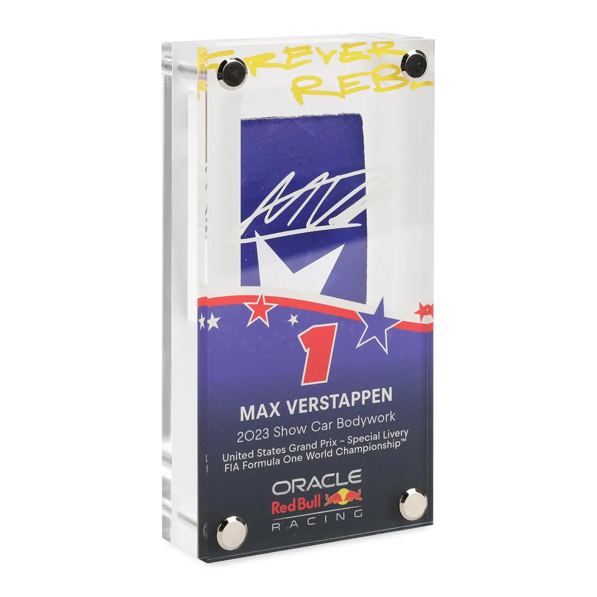 Max Verstappen 2023 Oracle Red Bull Racing Replica Bodywork In Acrylic - Us Gp 1