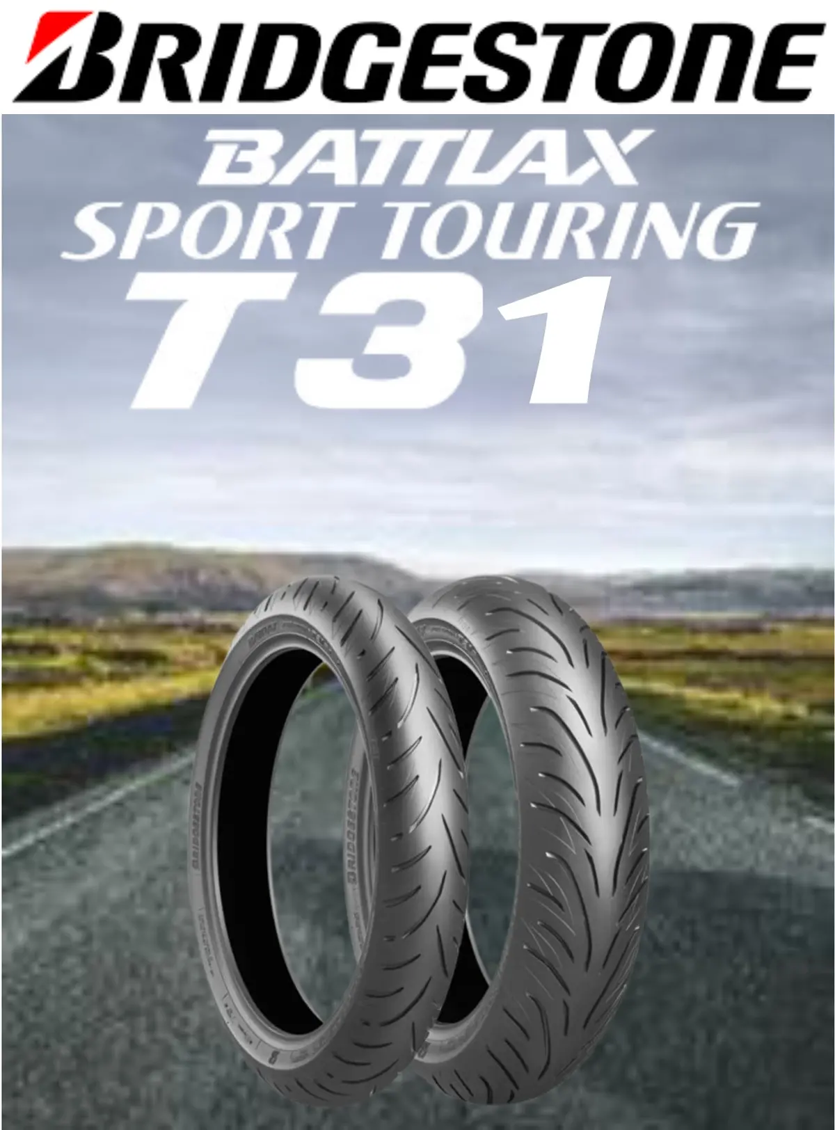 Bridgestone Battlax T31 120/70-17 & 190/55-17 Combo 1