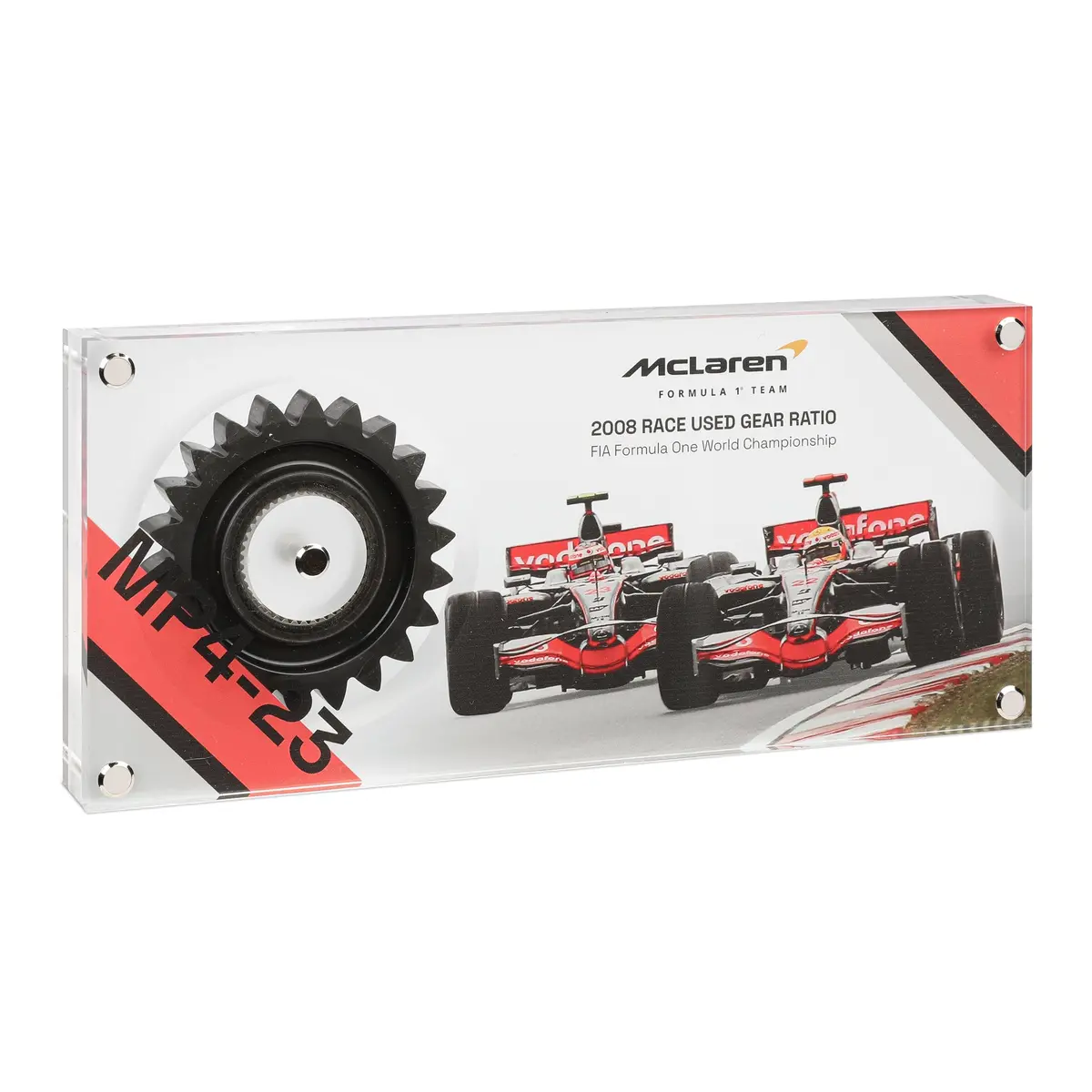 Mclaren F1® Team 2008 Gear Ratio In Acrylic 1