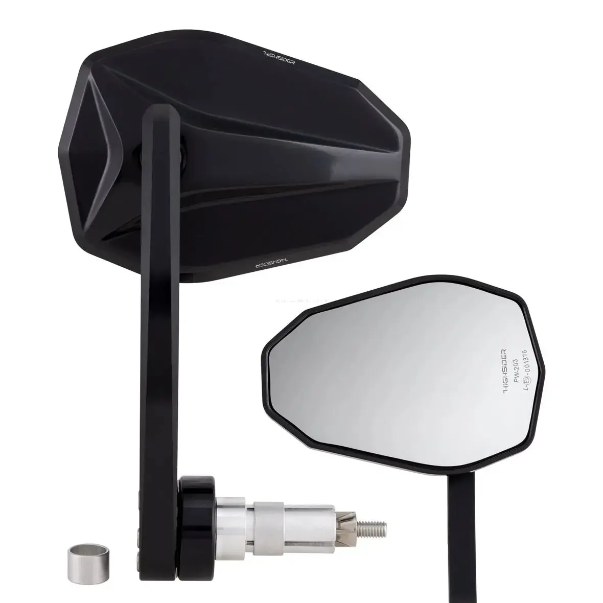Mirror Handlebar Ends Victory Evo Highsider | Vespa Lx/Lxv/S/Gts Models 1