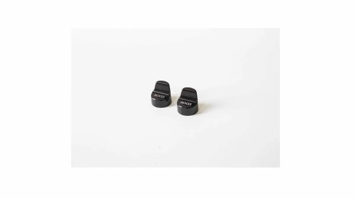 Mirror Hole Covers Soca Black | Vespa Sprint/Primavera/Elettrica 50-150Cc 1