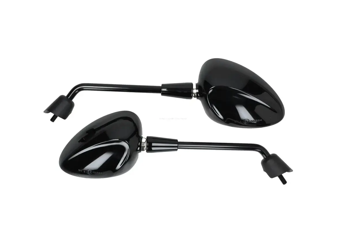 Mirror Set Gloss & Matt Black | Vespa Sprint 50-150Cc 2T/4T 1