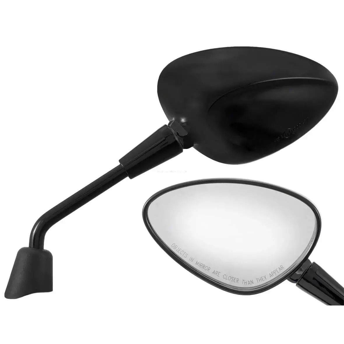 Mirror "Shorty" Gloss & Matt Black | Vespa Sprint 50-150Cc 2T/4T 1