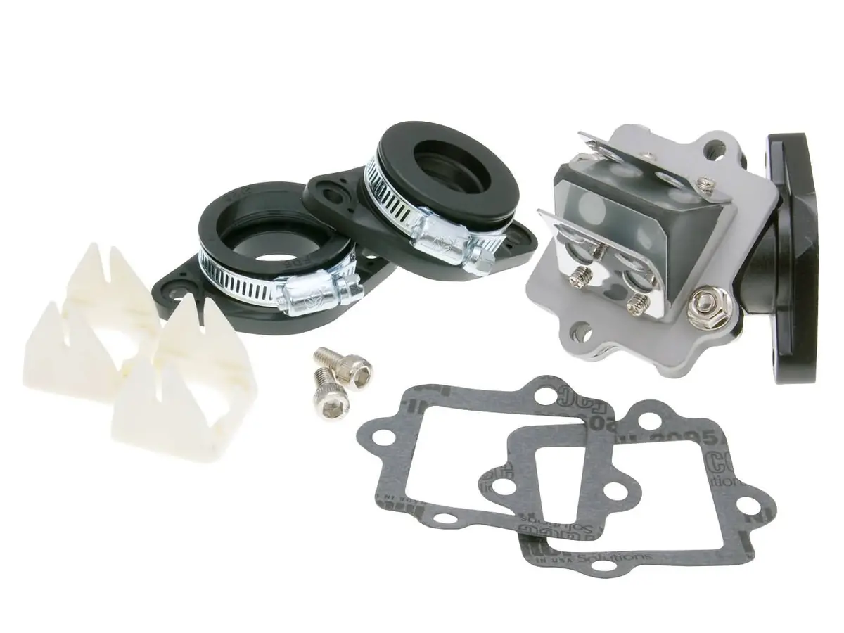 Naraku Big Valve V.2 Minarelli Horizontal Intake Manifold Yamaha Jog / Zuma 1