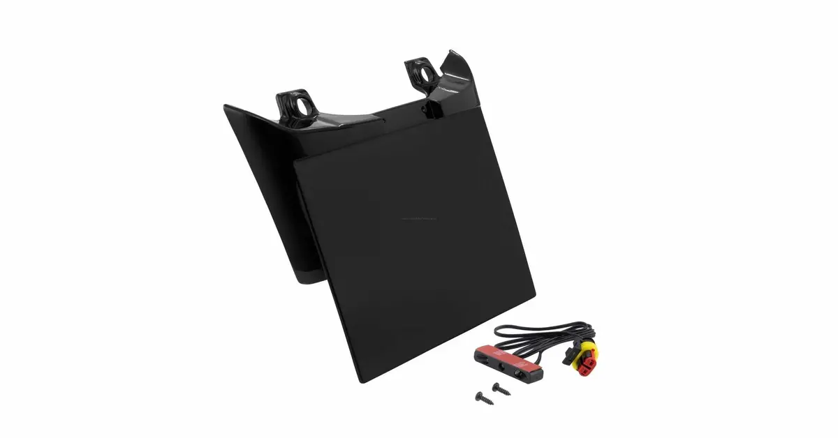 Number Plate Holder Gloss Black | Vespa Gts/Gts Super 125/300Cc (`23-) 1