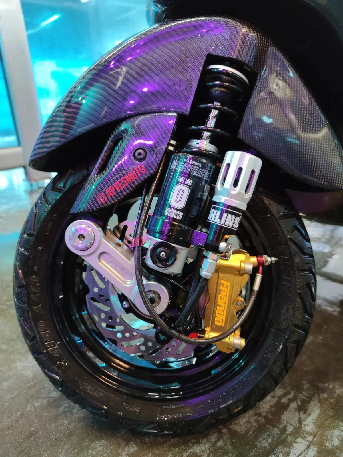 Öhlins Limited Edition 1 Of 50 Ww Black Edition | Vespa Sprint / Primavera 50-150Cc 1