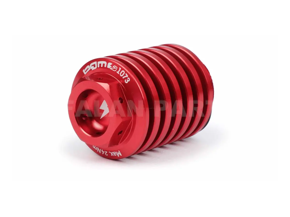 Oil Drain Plug Bgm Pro Cnc Red | Vespa / Piaggio 125-400Cc 1