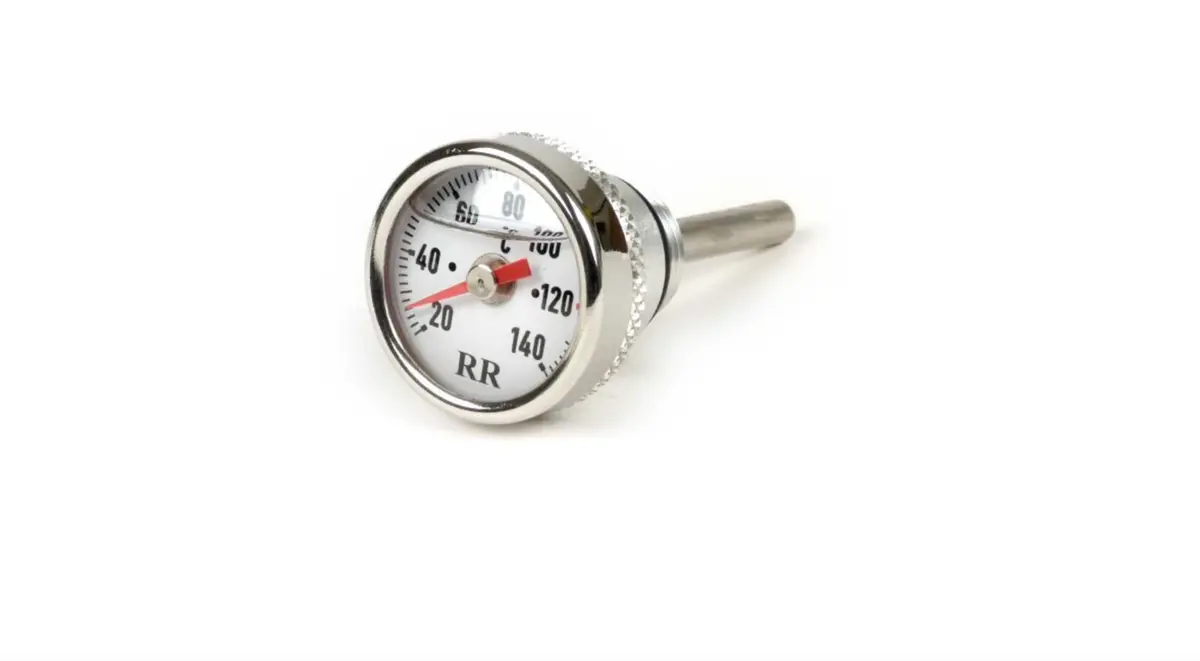 Oil Temperature Gauge Rr White Dial | Vespa Gt/Gts/ Gtv/Gtl/ S/Lx/Lxv/ Et4 125-300Cc 1