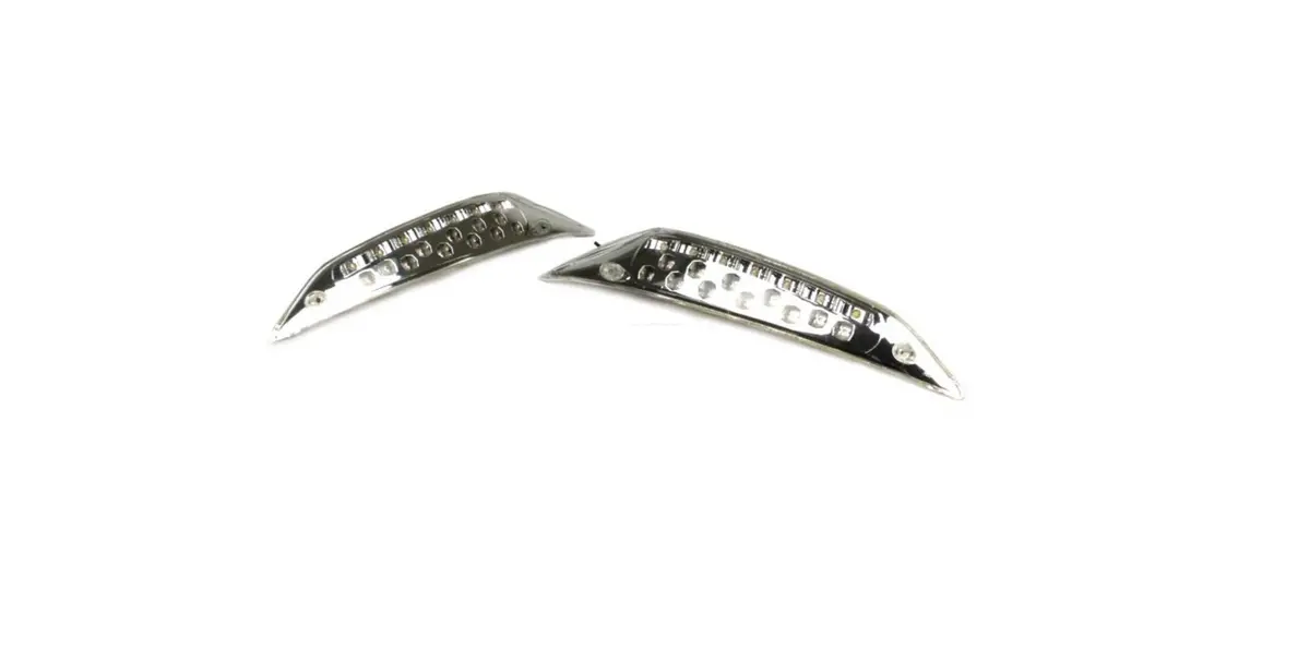 Pair Of Front Indicators Bgm | Piaggio Zip 50-125Cc 1