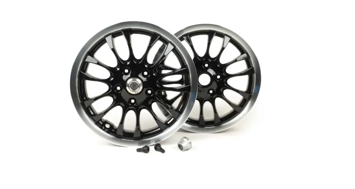 Rims Including Conversion Kit Piaggio Black | Vespa Gt/Gts/ Gtv/Gtl 125-300Cc 1