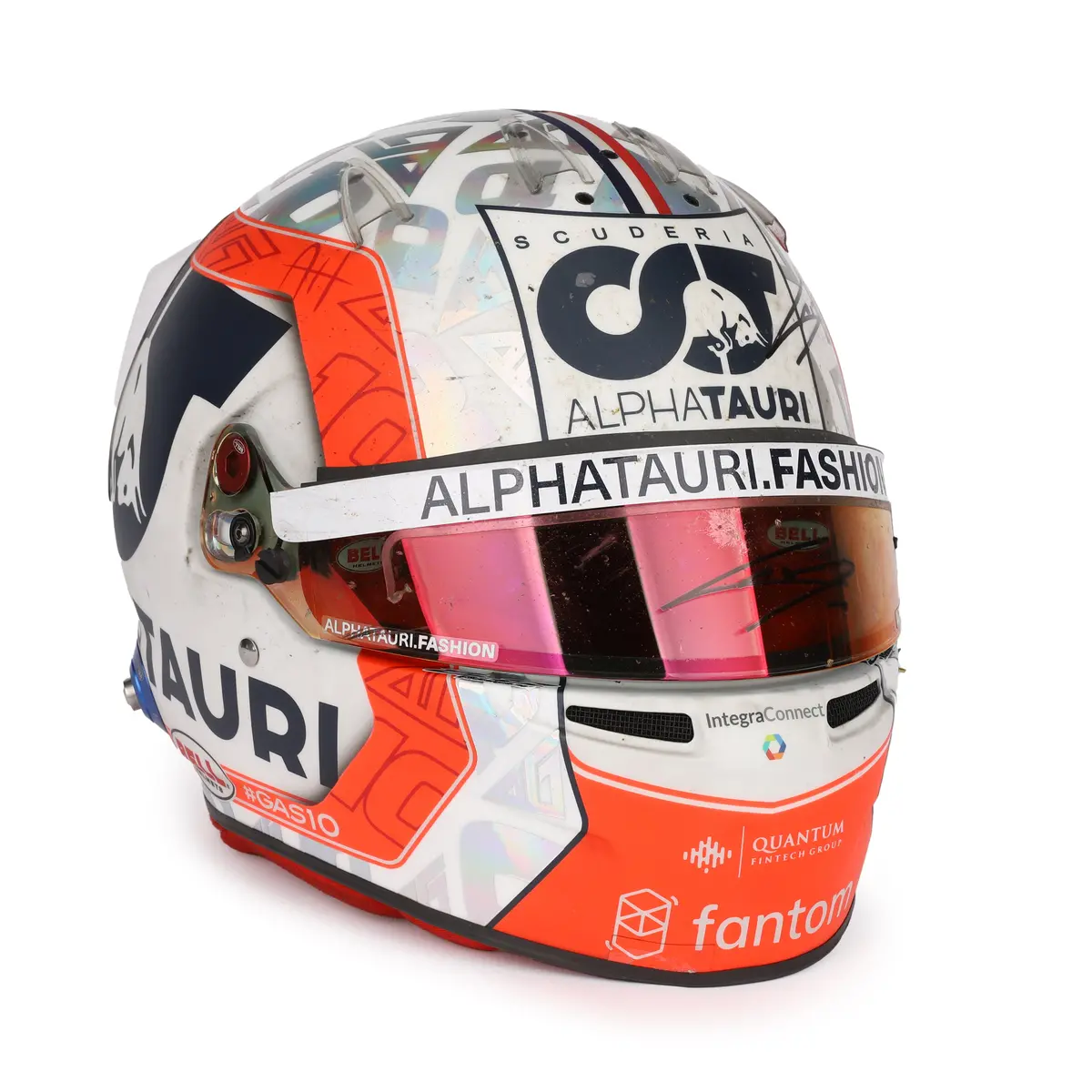 The Miami Auction Lot 010 - Pierre Gasly 2022 Signed Race Used Helmet – Australian Gp 1