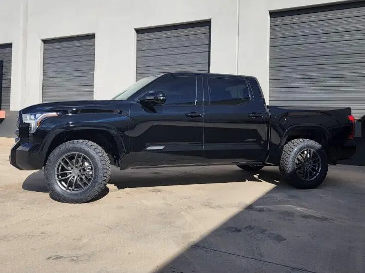 Westcott 2022-’24 Toyota Tundra Preload (Black Anodized) Collar Lift Kit – Avs/Air Ride - Black Tokico Shocks- Pt# 35208Tb (D5) 1