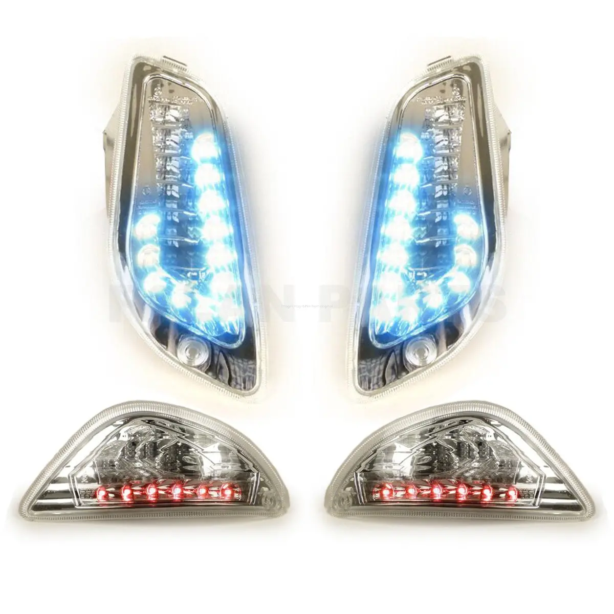 Power1 Indicator Kit Led Clear | Vespa Sxl/Lx/Lxv /S 50-150Cc 1
