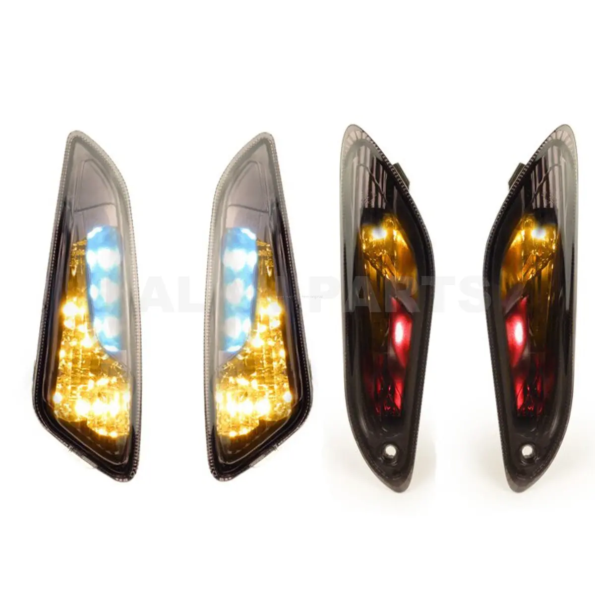 Power1 Indicator Kit Smoke | Vespa Primavera/Sprint 50-150Cc 1