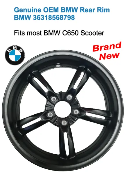 Genuine Oem Bmw Rear Rim 1
