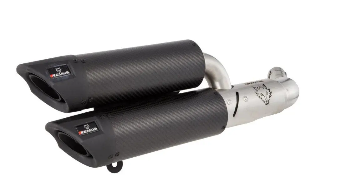 Racing Exhaust Remus Dual Flow Carbon | Vespa Gts Models 300Cc (`16-`18) E4 1