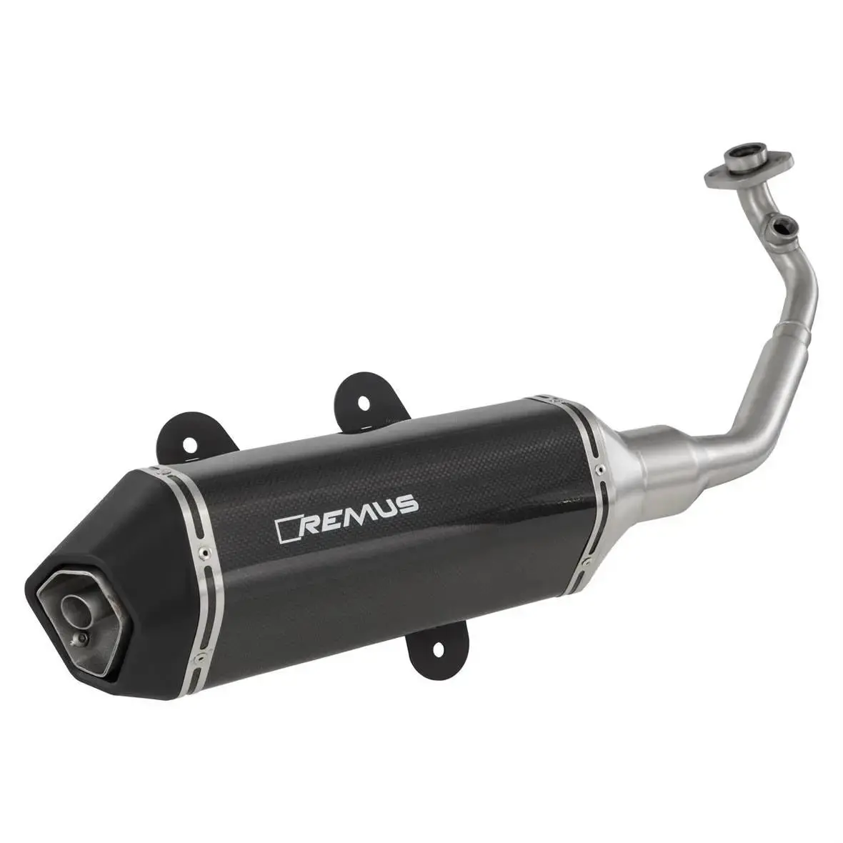Racing Exhaust Remus Stainless Steel Carbon | Vespa Gts/Gts Super 125/150 E4 1