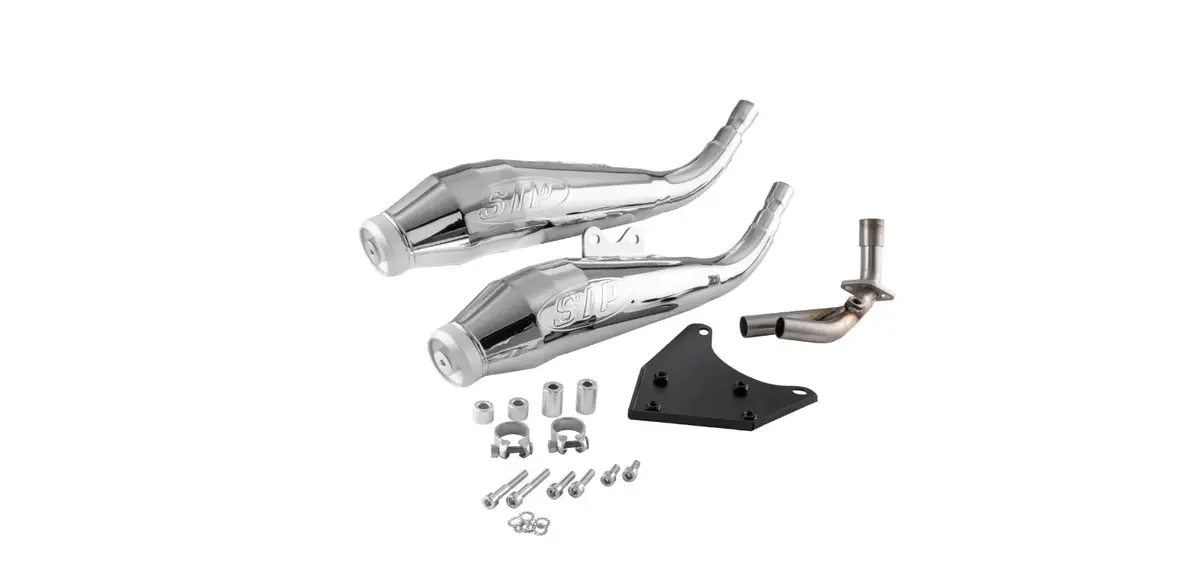 Racing Exhaust Sip Twin - Pipe | Vespa Primavera/Sprint 125-150Cc I.E. 3V 4T Ac For Piaggio 3V Lem (Euro3)/Iget (Euro4/Euro5) 1