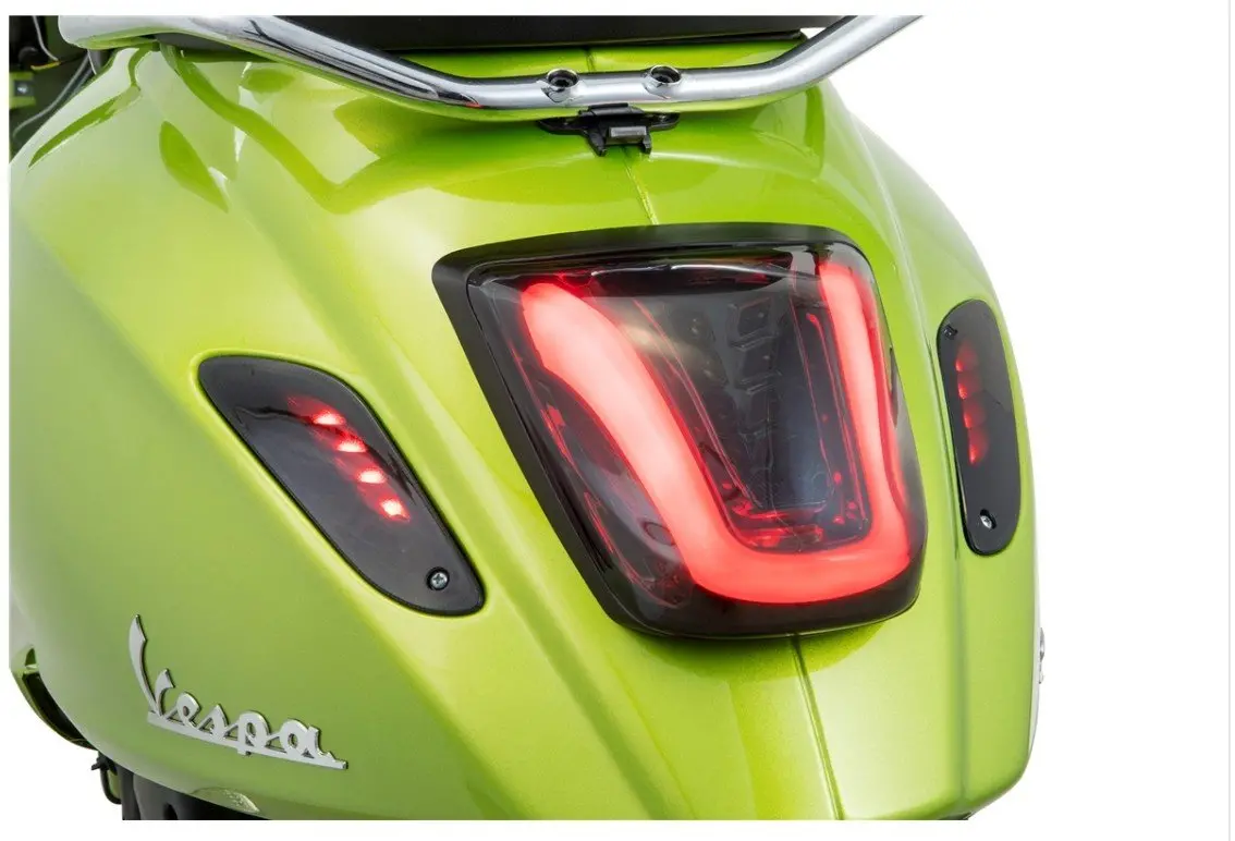 Rear Light Sip Mk Ii Gloss & Matt Black | Vespa Primavera/ Sprint 50-150Cc 1