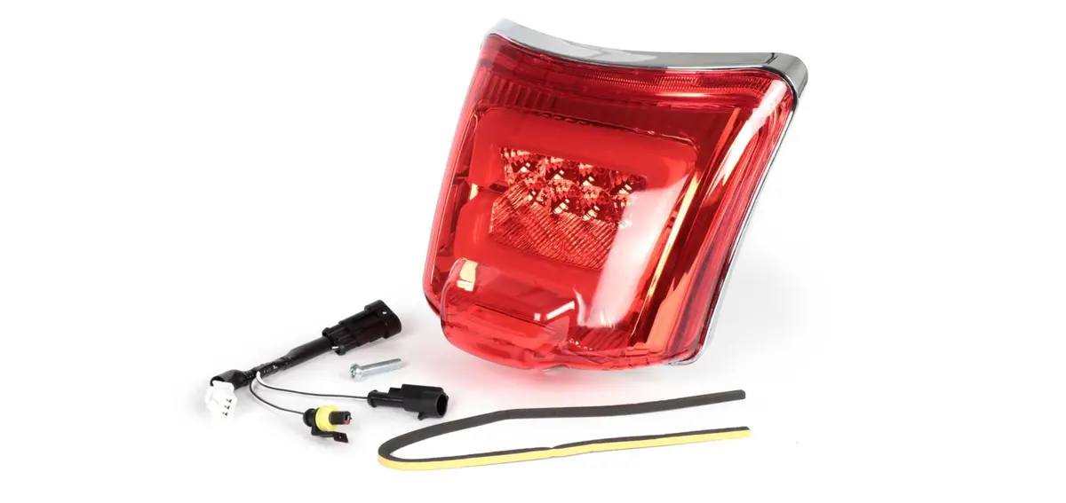 Rear Light Including Frame Moto Nostra Chrome | Vespa Gts 125-300Cc 1