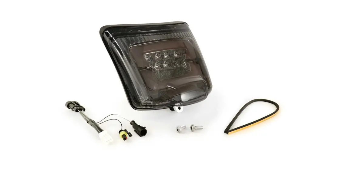 Rear Light Including Frame Moto Nostra Matt Black | Vespa Gts 125-300Cc 1