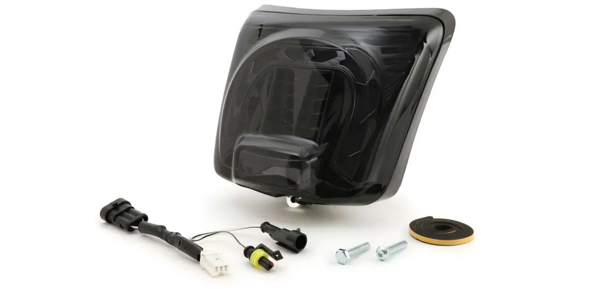 Rear Light Including Frame Moto Nostra Shiny Black | Vespa Gts 125-300Cc 1