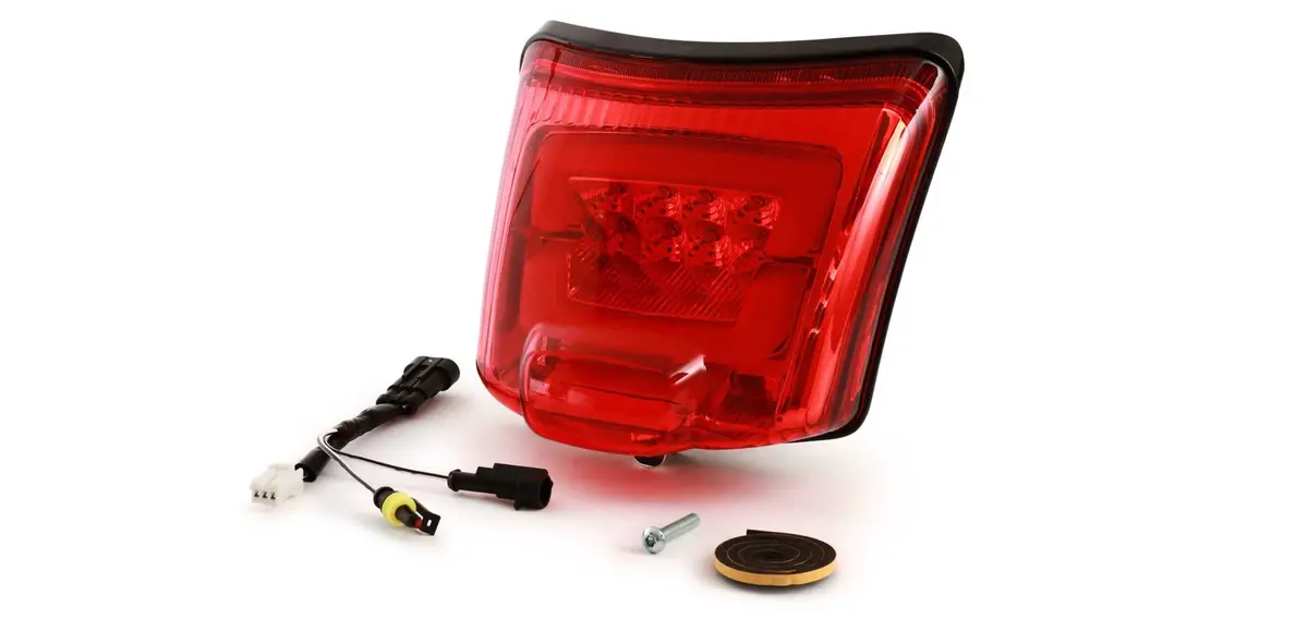 Rear Light Including Frame Moto Nostra Shiny Black | Vespa Gts 125-300Cc 1