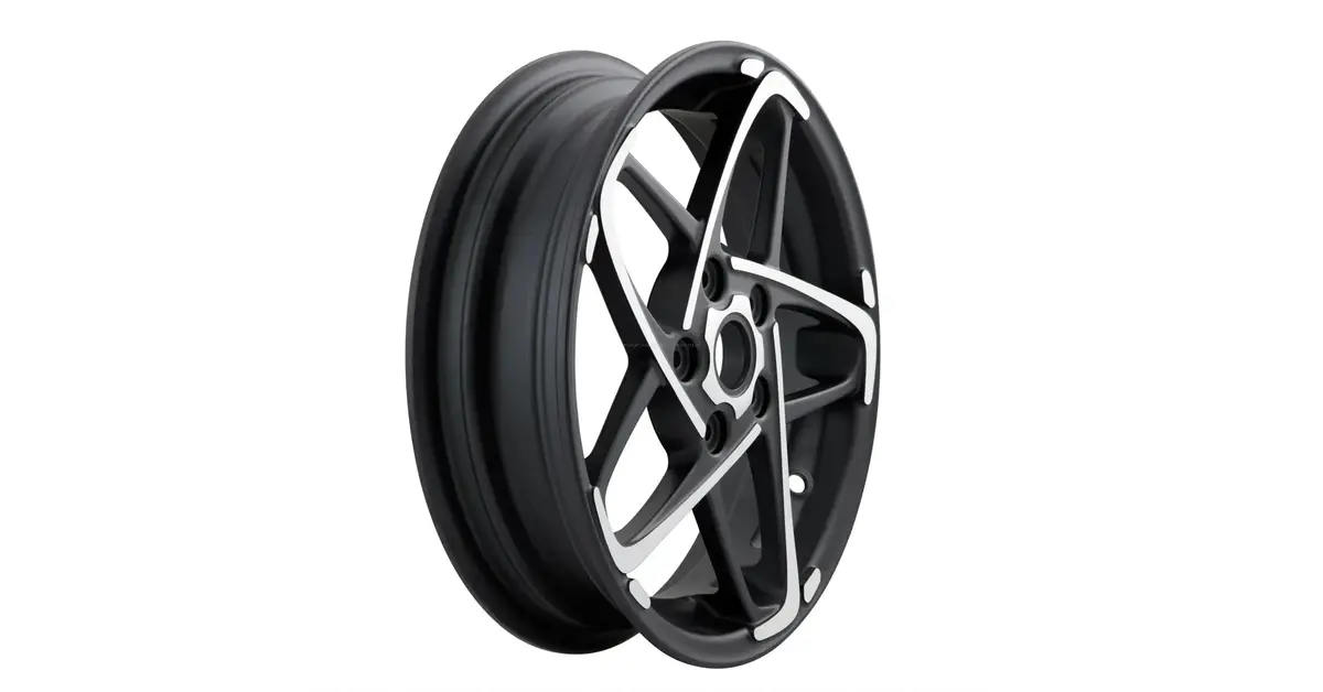 Rim Sip Mk Ii 12" Matt Black | Vespa Gts/Gts Super/Gtv/Gt 60/Gt/Gt L 125-310Cc 1
