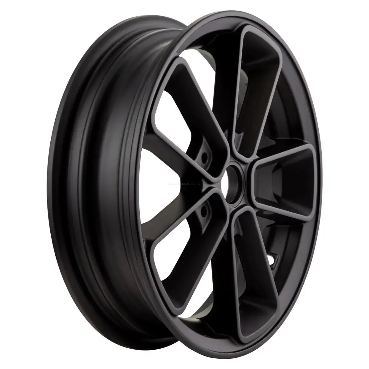 Rim Sip Series Pordoi Matt & Gloss Black | Vespa Gts/Gts Super/Gtv/Gt 60/Gt/Gt L 125-300Cc 1