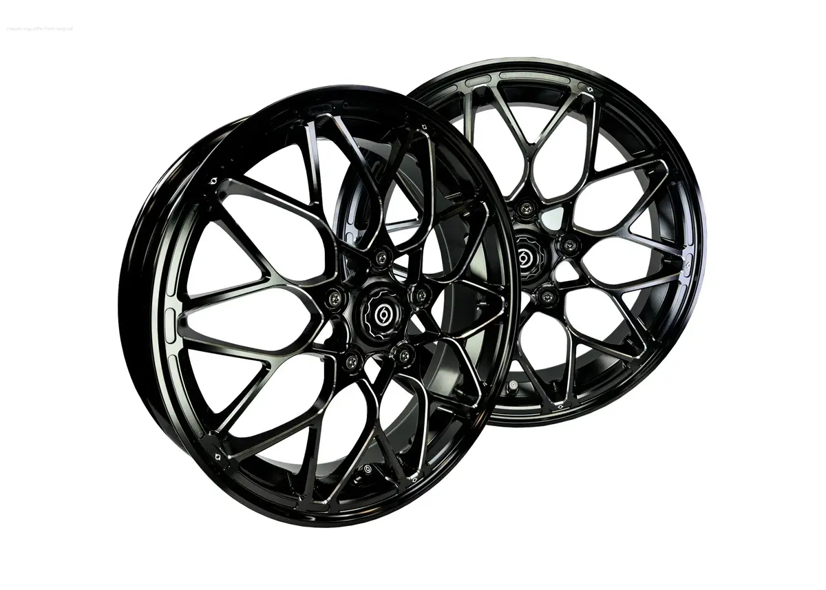 Rim Set Cnc 1O1 Factory X.I.N Black | Vespa Gts/Gts Super/Gtv/Gt 60/Gt/Gt L 125-300Cc 1