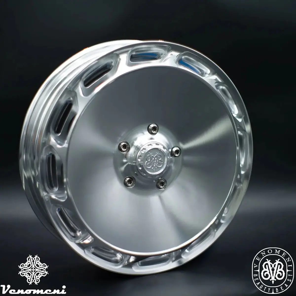 Rim Set Cnc Venomeni Bvb-Sp2 Limited Silver | Vespa Gts/Gts Super/Gtv/Gt 60/Gt/Gt L 125-310Cc 1