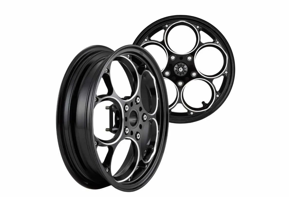 Rim Set Maru's Factory W125 Black | Vespa Gts/Gts Super/Gtv/Gt 60/Gt/Gt L 125-300Cc 1