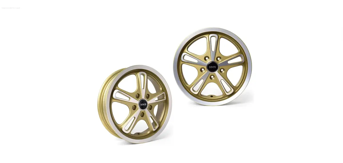 Rim Set Soca R-Af Gold 3.0X12 Et20 5X86 | Vespa Gts/Gts Super/Gtv/Gt 60/Gt/Gt L 125-300Cc 1