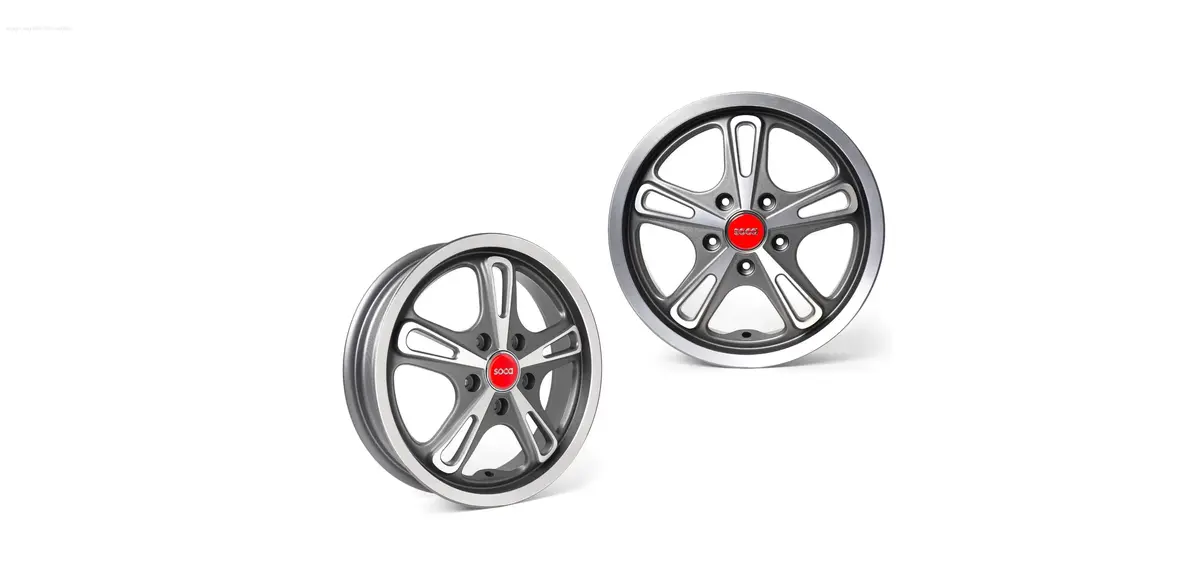 Rim Set Soca R-Af Grey 3.0X12 Et20 5X86 | Vespa Gts/Gts Super/Gtv/Gt 60/Gt/Gt L 125-300Cc 1