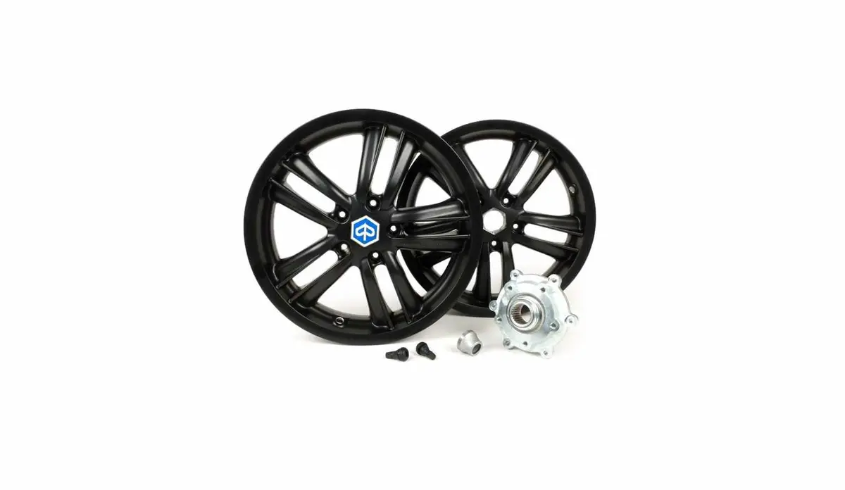 Rims Set Piaggio Black | Vespa Gt/Gtv/ Gts/Gtl 125-300Cc 1
