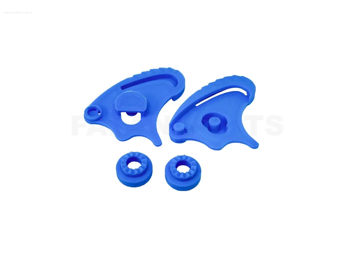 Roof Boxer V8 Helmet Clip Set Blue 1