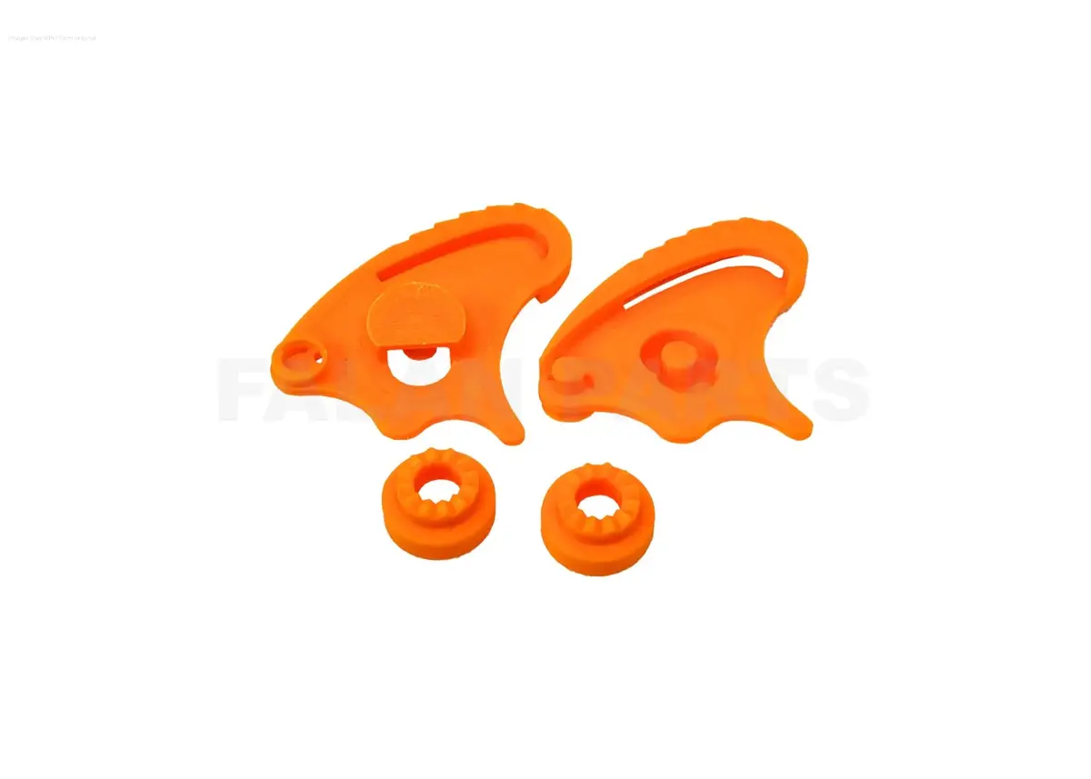 Roof Boxer V8 Helmet Clip Set Orange 1