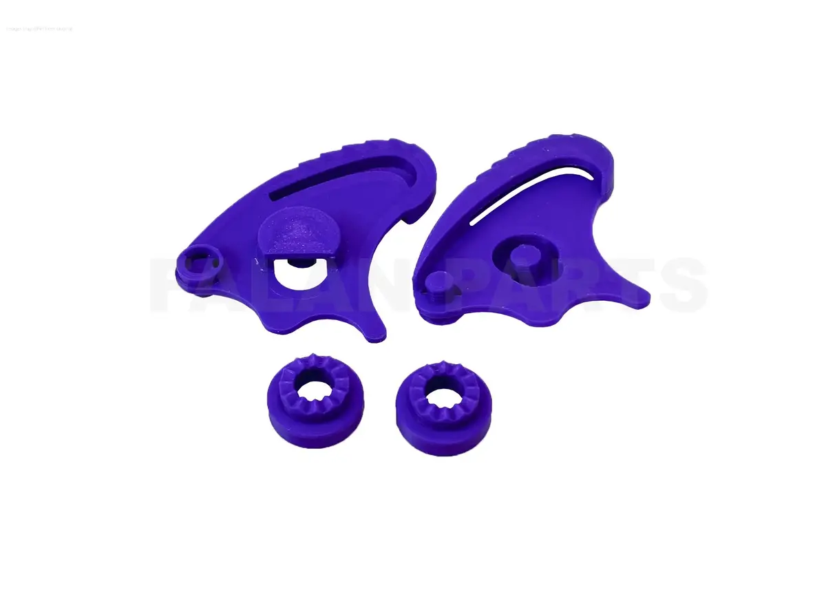 Roof Boxer V8 Helmet Clip Set Purple 1