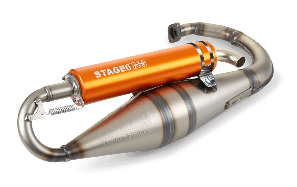 Stage6 Pro Replica Mk2 Orange Minarelli Vertical Exhaust 1