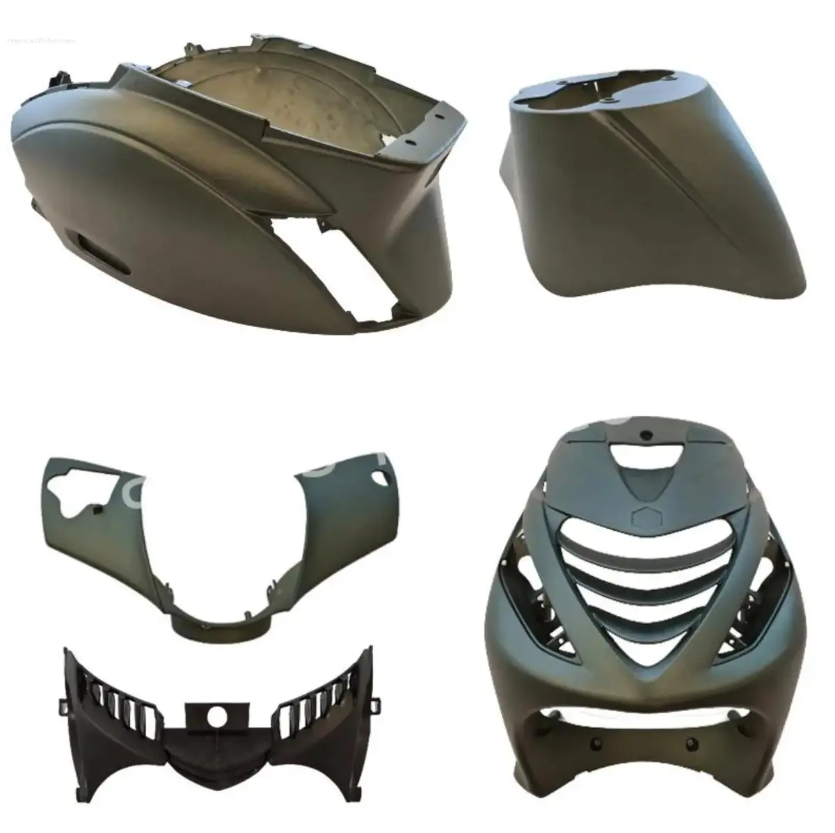 Panel Kit Matt Huracan Green | Piaggio Zip 2000/Sp Models 1