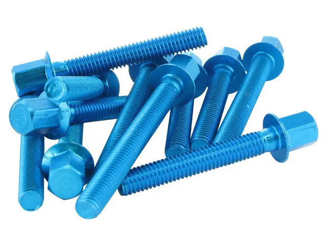 Str8 Blue Anodized Transmission Cover Screw Kit 1