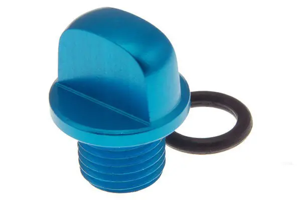 Str8 Blue Anodized Oil Filler Screw For Minarelli Engines 1
