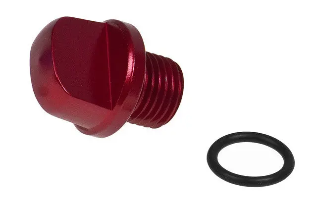 Str8 Red Anodized Oil Filler Screw For Minarelli Engines 1
