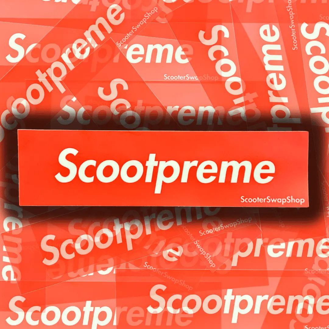 "Scootpreme" Bumper Sticker 1