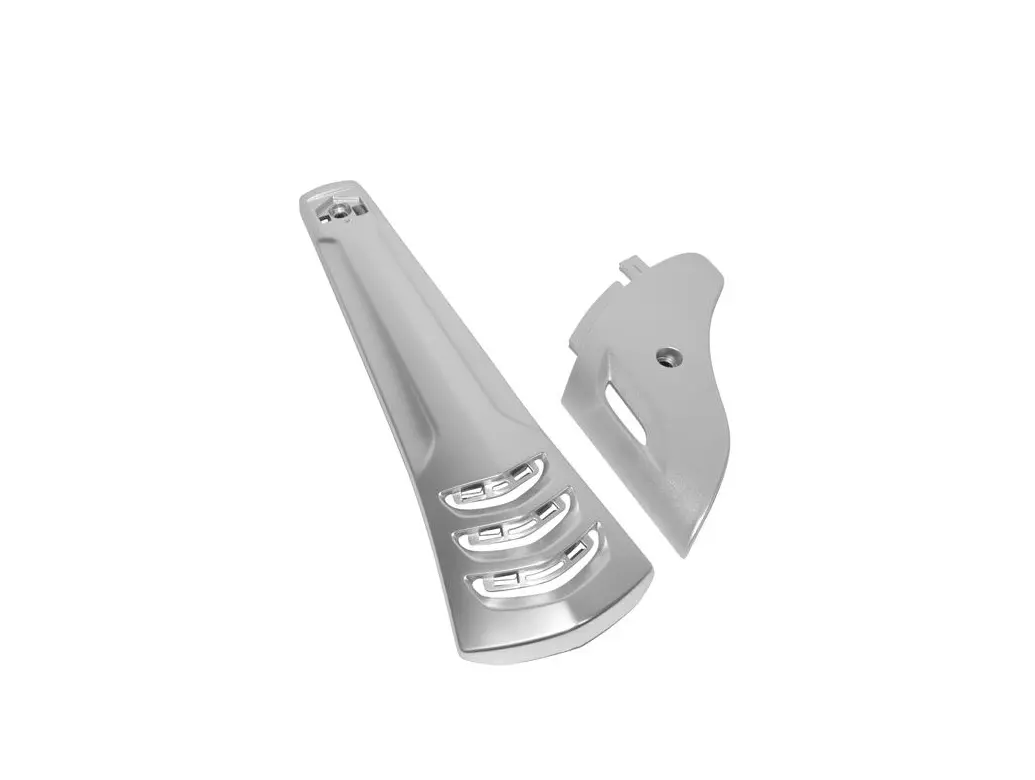 Horn Cover + Fork Cover Set Fp Parts Matt Chrome | Vespa Primavera/Sprint 50-150Cc 2T/4T Ac 1