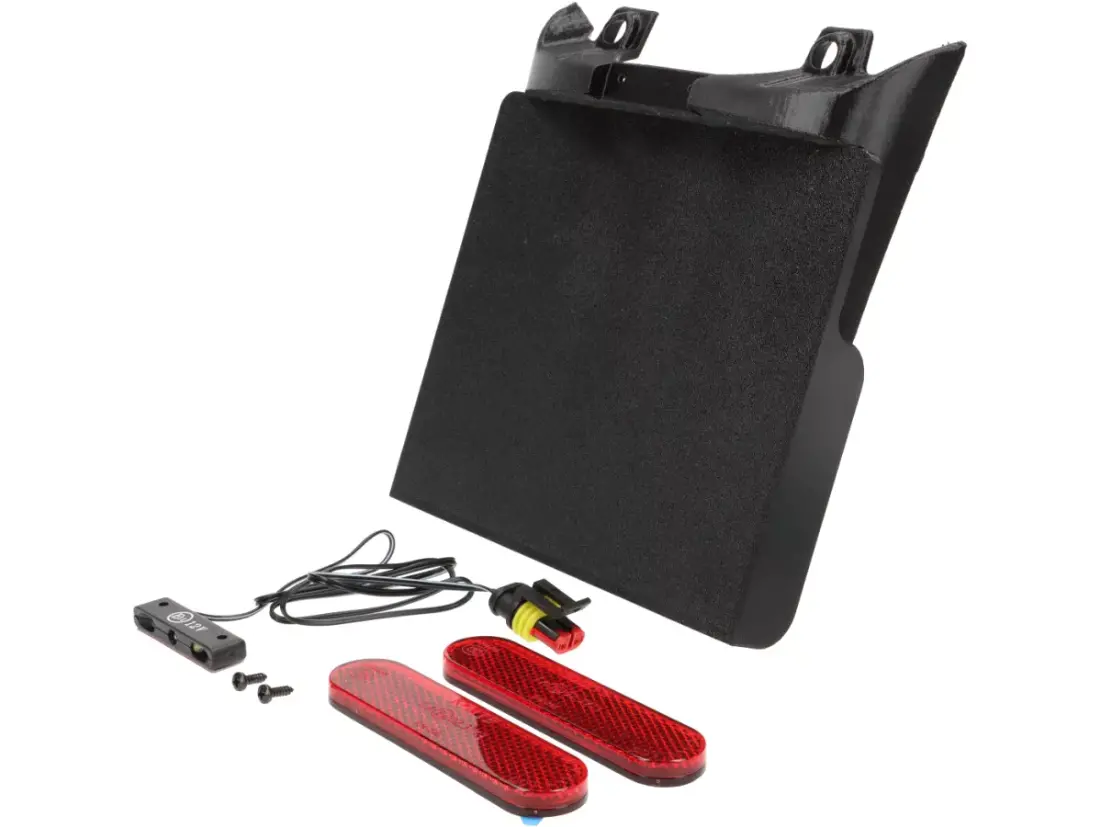 License Plate Holder And License Plate Light Moto Nostra Unpainted | Vespa Gts 125-300Cc 1