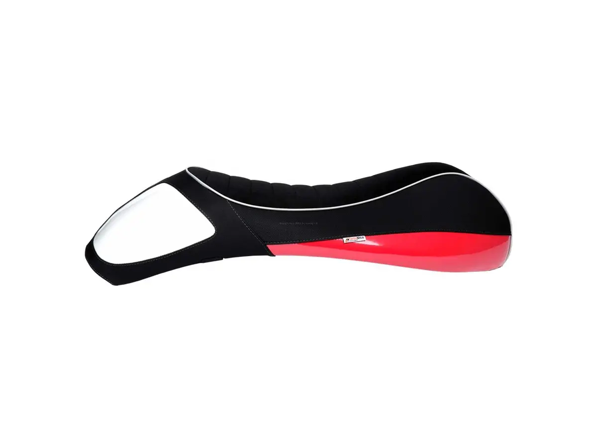 Seat Nisa Deluxe Black White Red | Vespa Gt/Gts/Gtv 125-300 I.E. (-2014) 1