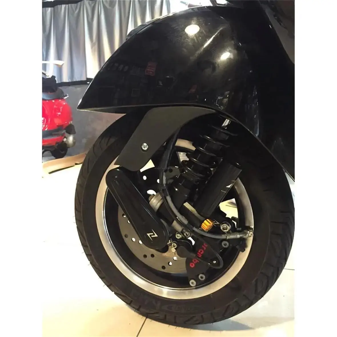Shock Absorber Zelioni Black Front | Vespa Gts/Gts Super 125-300Cc ('14-'16) 1