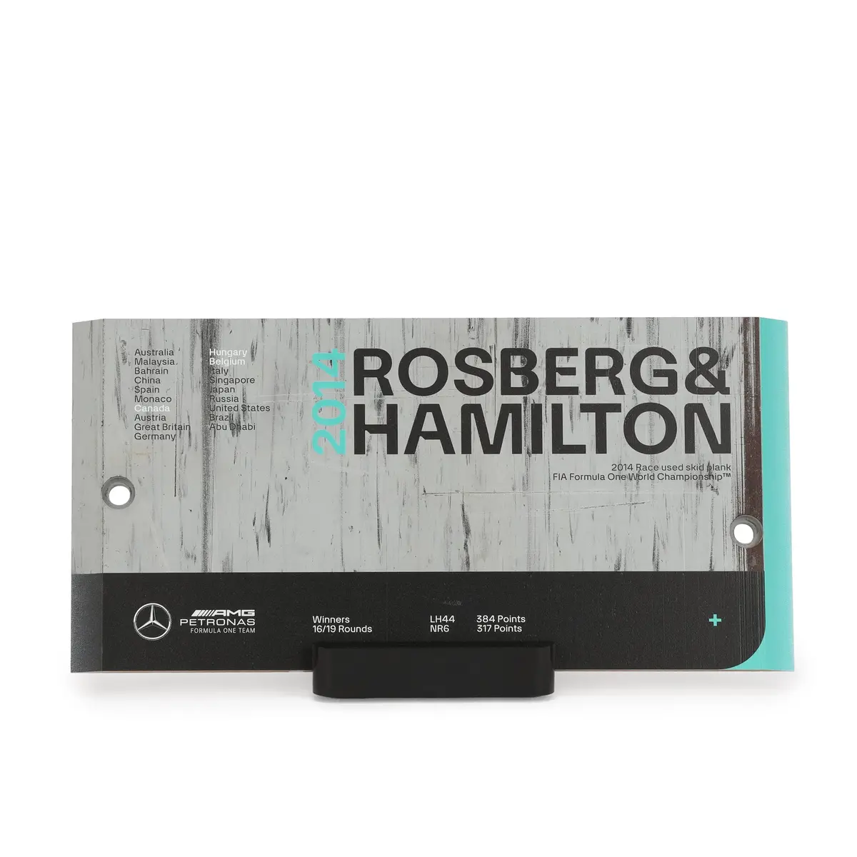 Mercedes-Amg F1 Team 2014 Desktop Skid Plank 1
